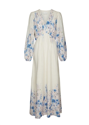 Silfi flower print kjole Blue Neo Noir 